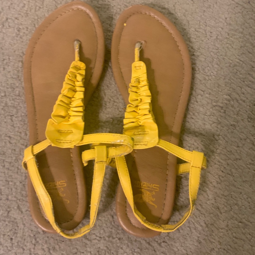 Yellow Shiekh Sandals